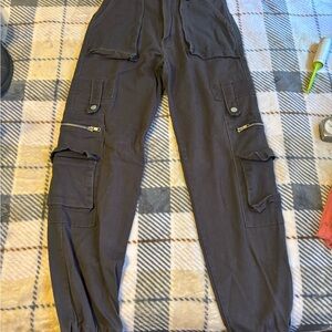 Rue21 Charcoal Cargo Pants for Women